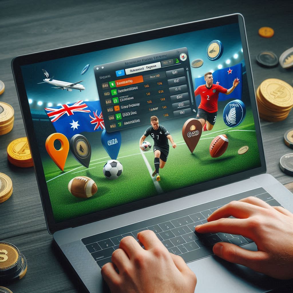 New Zealand Sports Betting Tips on Laptop